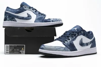  Jordan 1 Low Washed Denim CZ8455-100 02