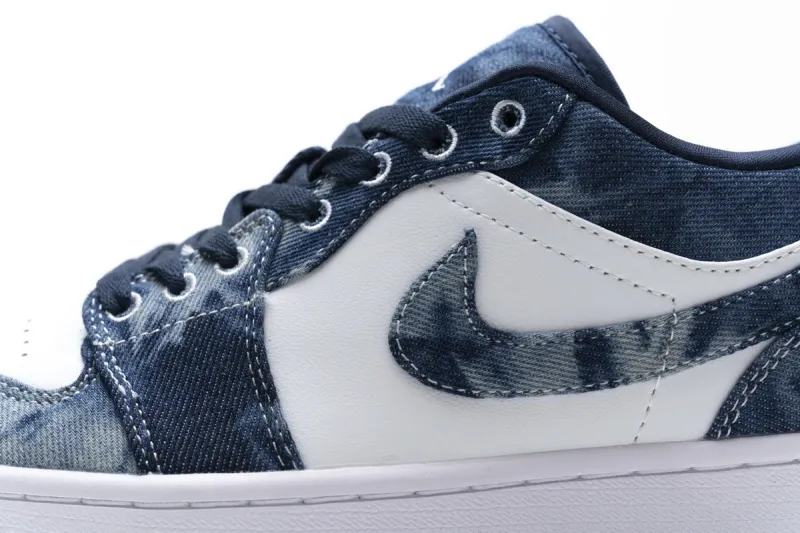 Reps StockX Shoes Air Jordan 1 Low“Washed Denim” CZ8455-100??