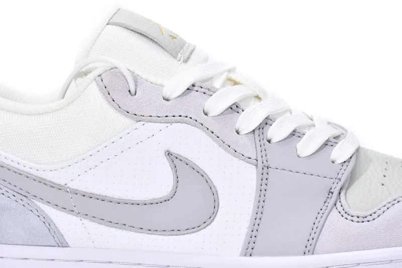 Reps StockX Shoes Air Jordan 1 Low “Paris”  Gray CV3043-100??