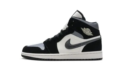  Air Jordan 1 Mid Satin Grey Toe 852542-011 02