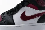 Reps StockX Shoes Air Jordan 1 Mid Bred Toe Black Red 554724-066??
