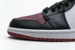 Reps StockX Shoes Air Jordan 1 Mid Bred Toe Black Red 554724-066??