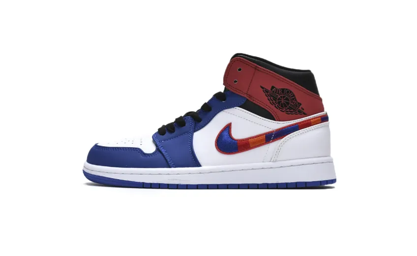 Reps StockX Shoes Air Jordan 1 Mid SE “Multi-Color Swoosh” 852542-146??