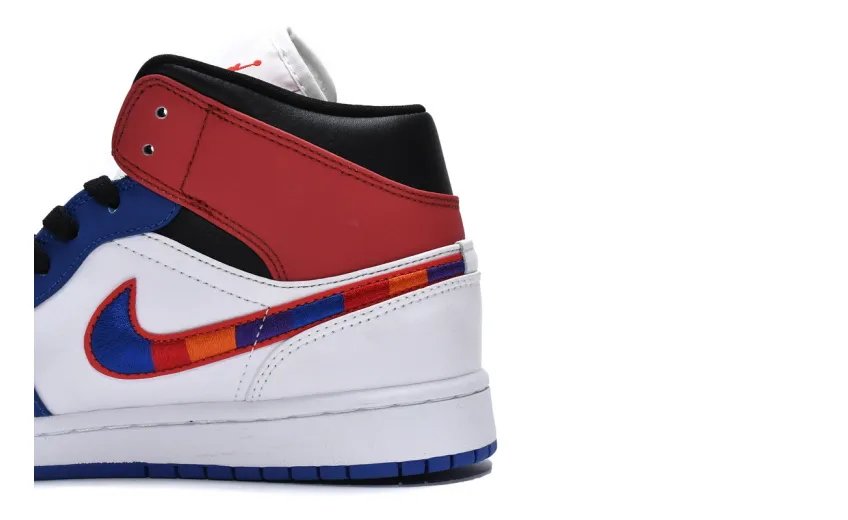 Reps StockX Shoes Air Jordan 1 Mid SE “Multi-Color Swoosh” 852542-146??