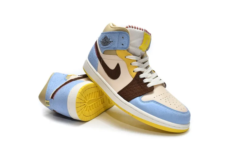 Reps StockX Shoes Air Jordan 1 Mid SE Fearless Maison Chateau CU2803-200??