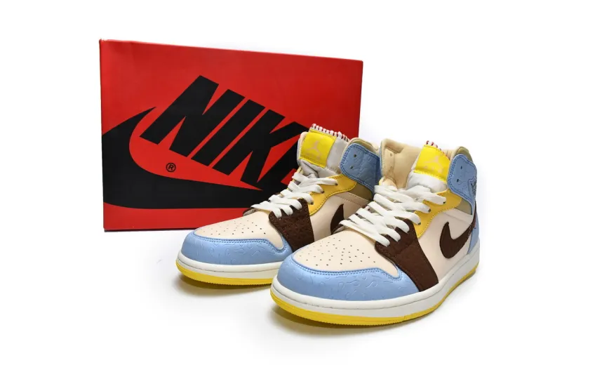 Reps StockX Shoes Air Jordan 1 Mid SE Fearless Maison Chateau CU2803-200??