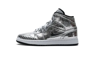 Air Jordan 1 Mid SE Disco Ball CU9304-001 01