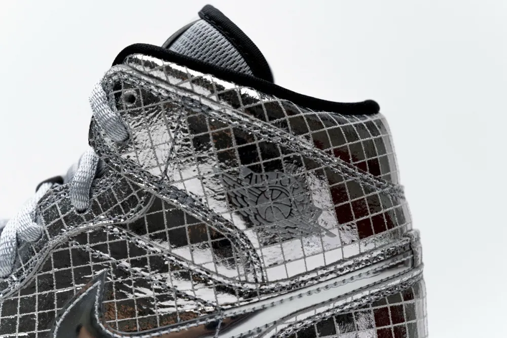 Reps StockX Shoes Air Jordan 1 Mid SE “Disco Ball” CU9304-001??