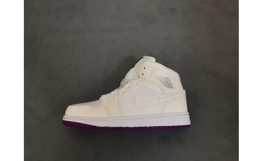 Reps StockX Shoes Air Jordan 1 Low Grey Fog Deadly Pink 555112-iD??