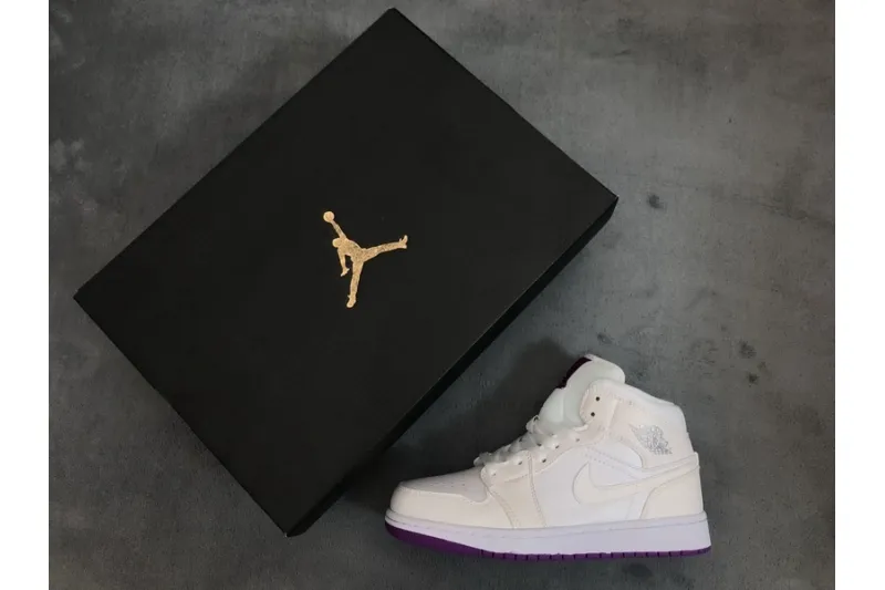 Reps StockX Shoes Air Jordan 1 Low Grey Fog Deadly Pink 555112-iD??