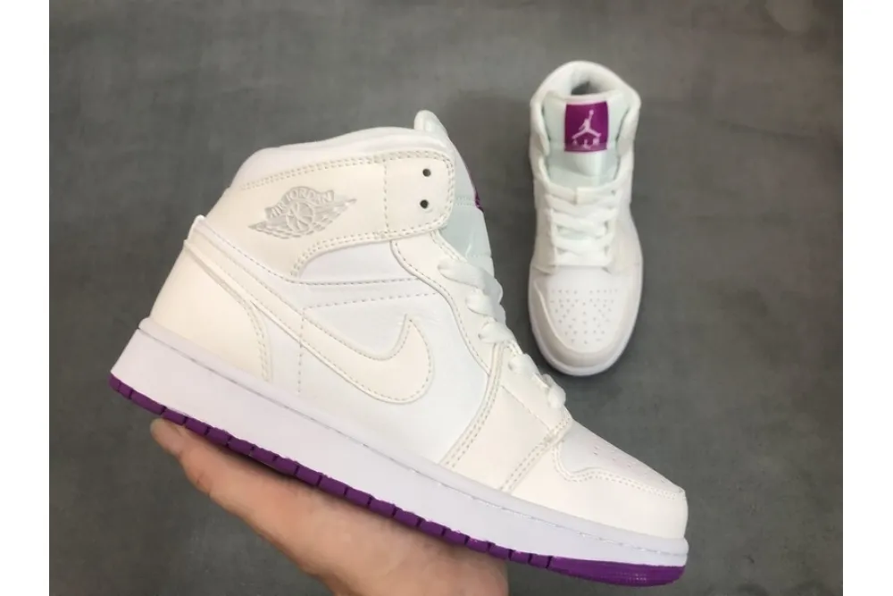 Reps StockX Shoes Air Jordan 1 Low Grey Fog Deadly Pink 555112-iD??