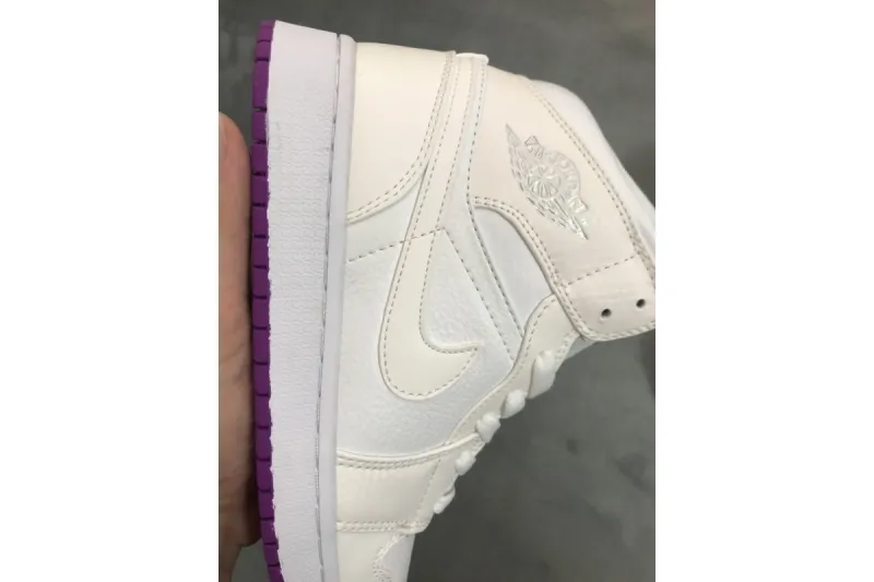 Reps StockX Shoes Air Jordan 1 Low Grey Fog Deadly Pink 555112-iD??