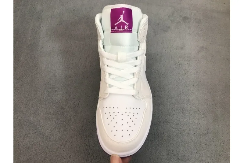 Reps StockX Shoes Air Jordan 1 Low Grey Fog Deadly Pink 555112-iD??