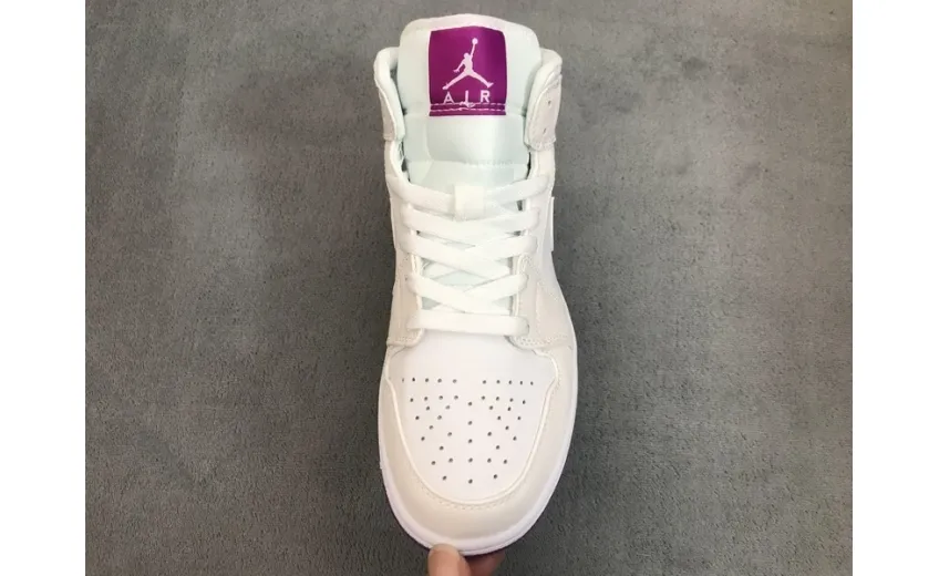 Reps StockX Shoes Air Jordan 1 Low Grey Fog Deadly Pink 555112-iD??