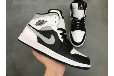  Air Jordan 1 Mid White Shadow 554724-073  02