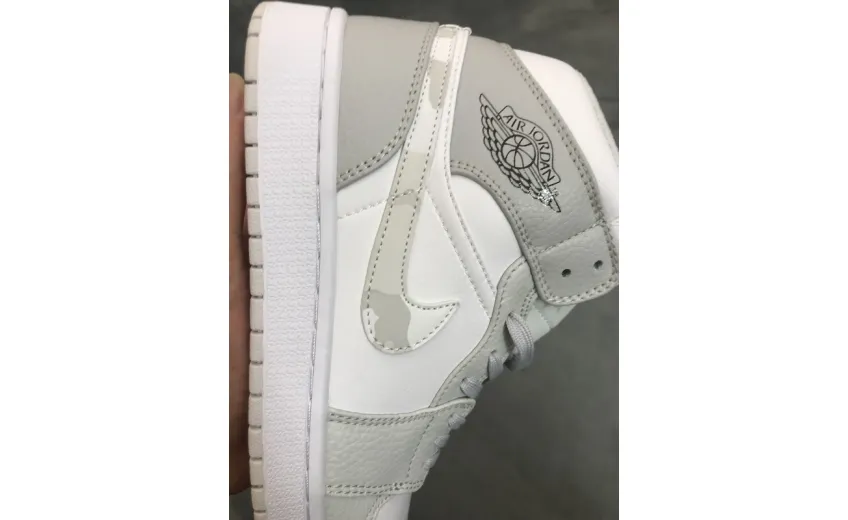 Reps StockX Shoes Air Jordan 1 Mid "White Camo" DC9035-100??