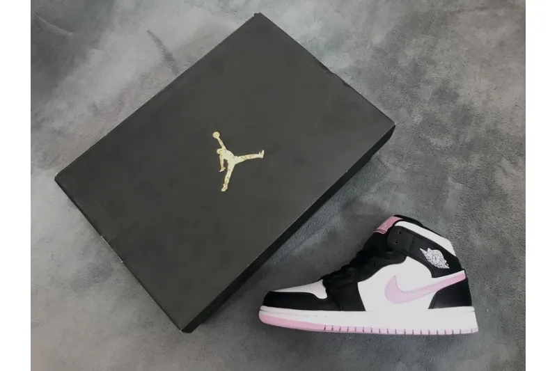 Reps StockX Shoes Air Jordan 1 Mid (GS) "Arctic Pink" 555112-103??