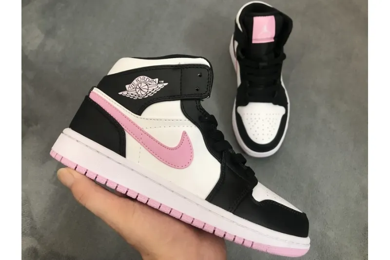 Reps StockX Shoes Air Jordan 1 Mid (GS) "Arctic Pink" 555112-103??