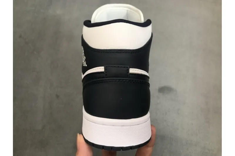 Reps StockX Shoes Air Jordan 1 Mid Obsidian 554724-174??