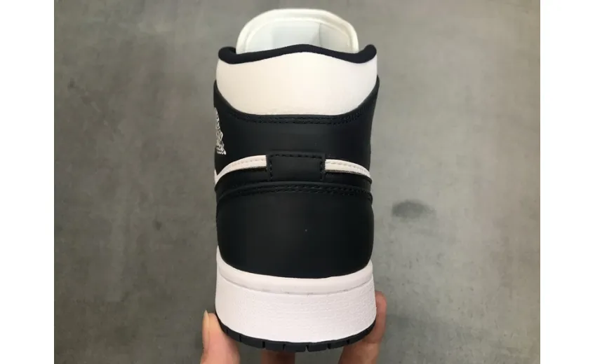 Reps StockX Shoes Air Jordan 1 Mid Obsidian 554724-174??