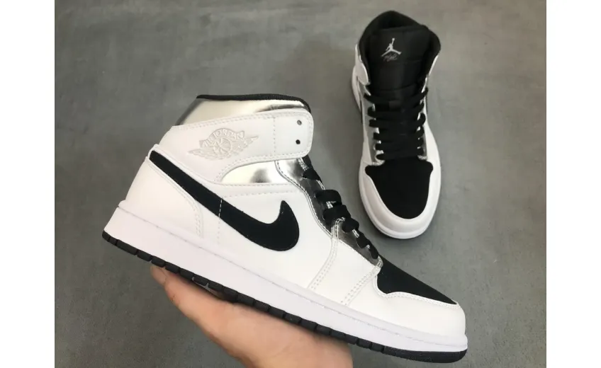 Reps StockX Shoes Air Jordan 1 Mid "Alternate Think 16" White 554724-121??
