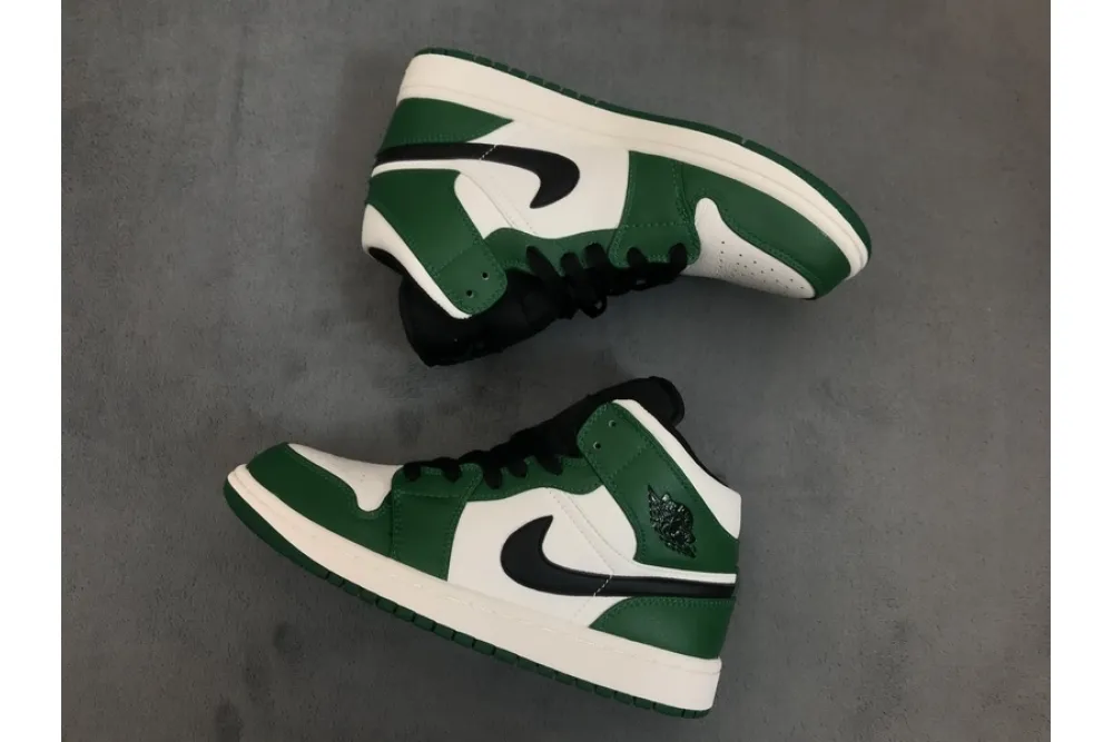  Air Jordan 1 Mid Pine Green 852542-301