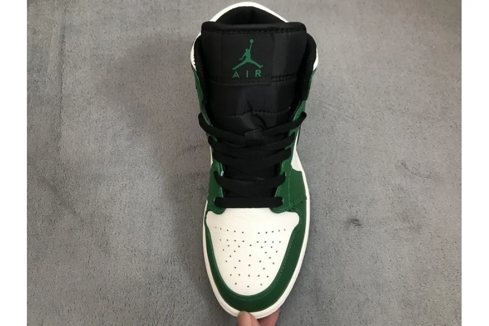 Reps StockX Shoes Air Jordan 1 Mid Pine Green 852542-301??