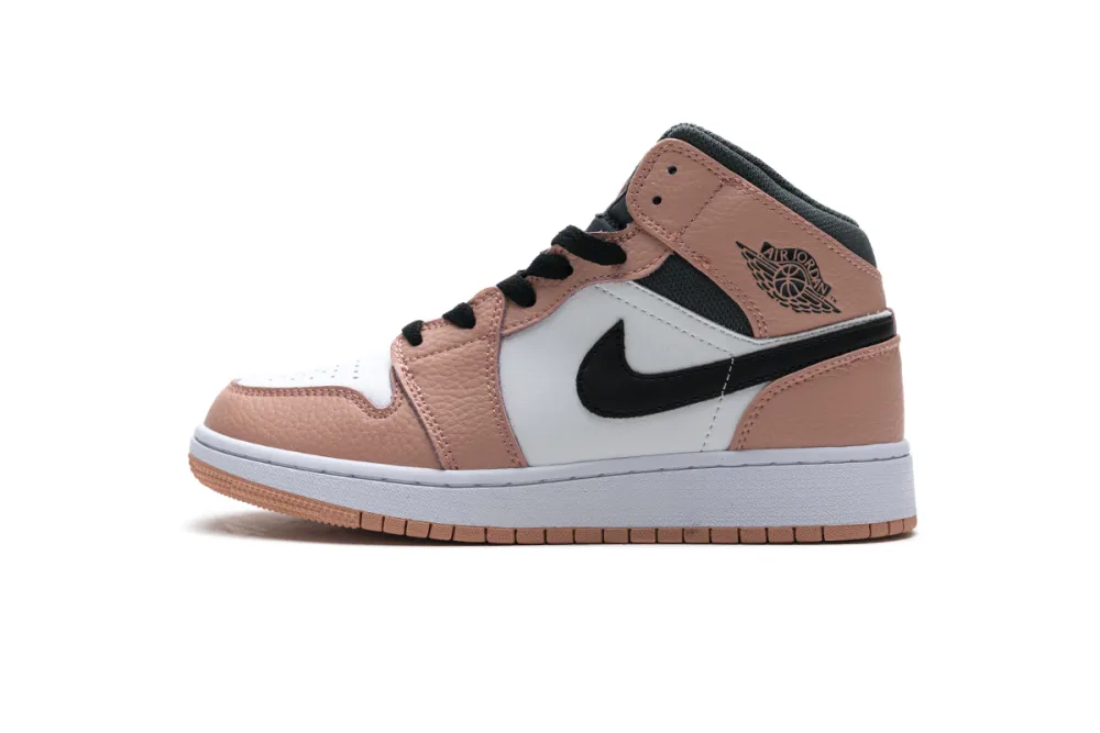 Reps StockX Shoes Air Jordan 1 Mid Pink Quartz 555112-603??