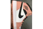 Reps StockX Shoes Air Jordan 1 Mid Pink Quartz 555112-603??
