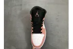 Reps StockX Shoes Air Jordan 1 Mid Pink Quartz 555112-603??
