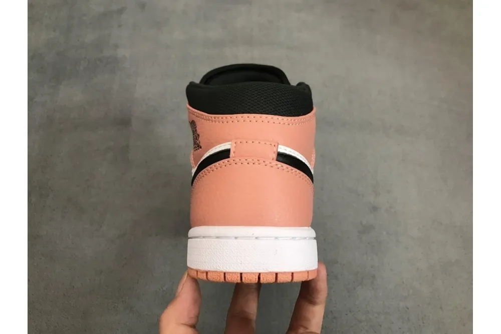 Reps StockX Shoes Air Jordan 1 Mid Pink Quartz 555112-603??