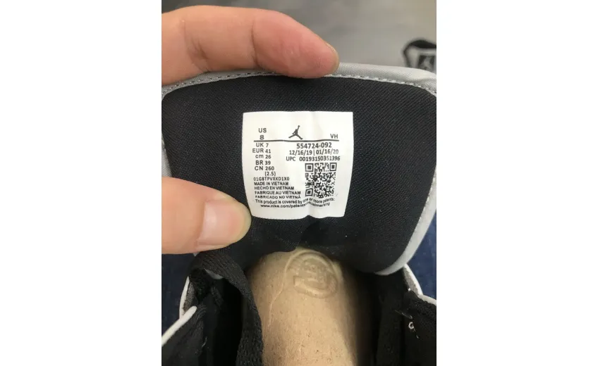 Reps StockX Shoes Air Jordan 1 Mid Light Smoke Grey 554724-092??