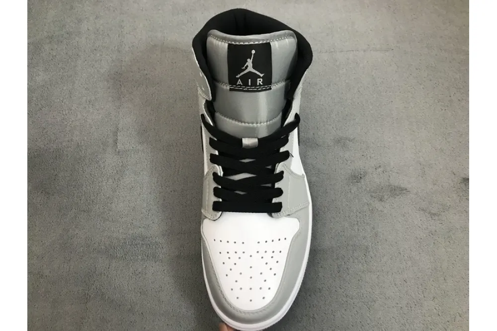 Reps StockX Shoes Air Jordan 1 Mid Light Smoke Grey 554724-092??
