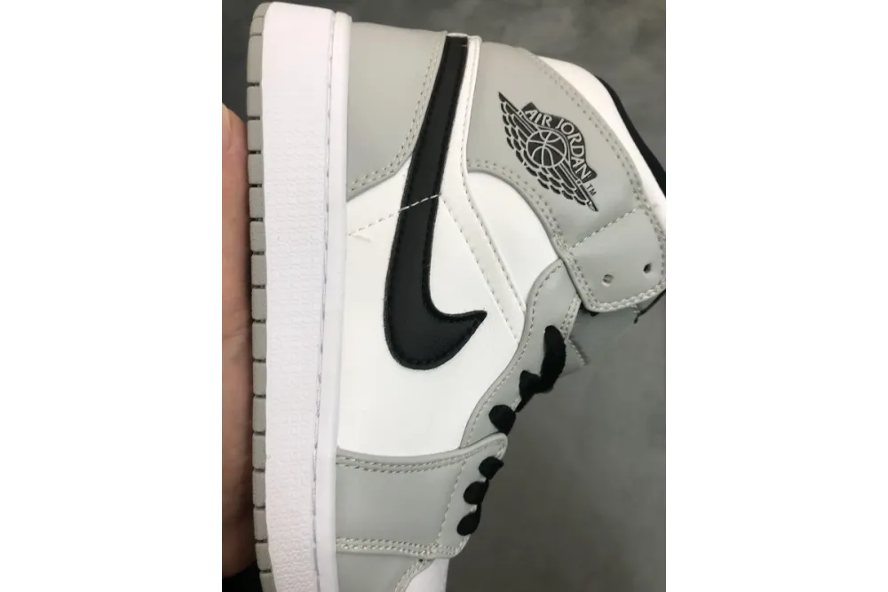 Reps StockX Shoes Air Jordan 1 Mid Light Smoke Grey 554724-092??