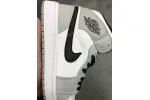 Reps StockX Shoes Air Jordan 1 Mid Light Smoke Grey 554724-092??