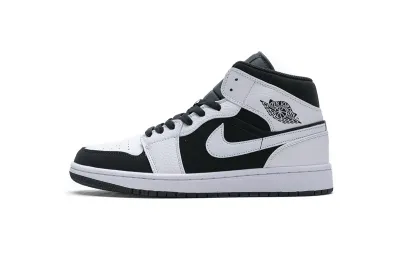  Air Jordan 1 Mid Tuxedo 554724-113 01