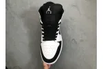 Reps StockX Shoes Air Jordan 1 Mid Tuxedo Black White 554724-113??