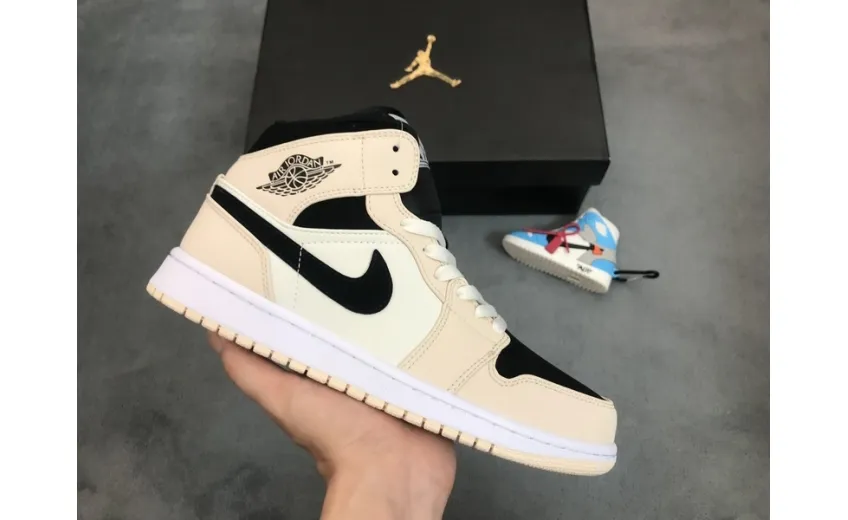 Reps StockX Shoes Air Jordan 1 Mid Barely Orange BQ6472-800??
