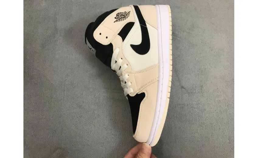Reps StockX Shoes Air Jordan 1 Mid Barely Orange BQ6472-800??