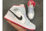 Reps StockX Shoes Air Jordan 1 Mid Half Blue Polka Dot 555112-400??