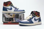 Reps StockX Shoes Air Jordan 1 Retro High Union Los Angeles Blue Toe BV1300-146??