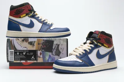  Air Jordan 1 Retro High Union Los Angeles Blue Toe BV1300-146 01