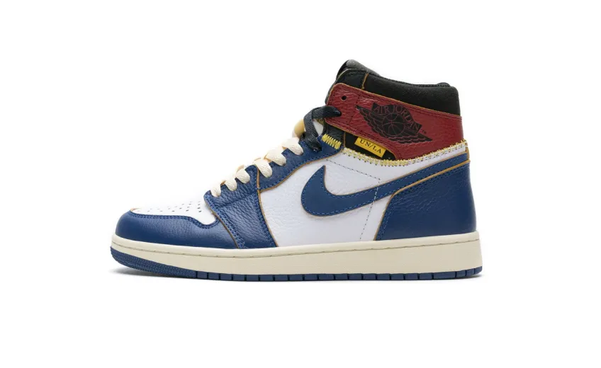  Air Jordan 1 Retro High Union Los Angeles Blue Toe BV1300-146