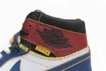 Reps StockX Shoes Air Jordan 1 Retro High Union Los Angeles Blue Toe BV1300-146??