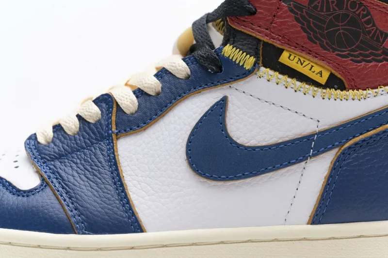 Reps StockX Shoes Air Jordan 1 Retro High Union Los Angeles Blue Toe BV1300-146??