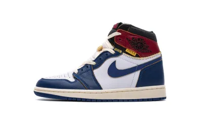 Union X Air Jordan 1 OG Hi Retro Blue Toe BV1300-146 01