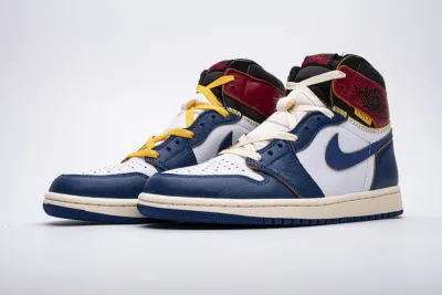  Union X Air Jordan 1 OG Hi Retro Blue Toe BV1300-146 02