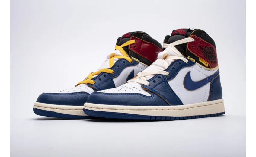  Union X Air Jordan 1 OG Hi Retro Blue Toe BV1300-146