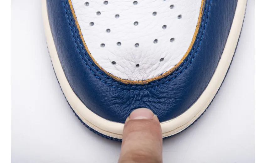 Reps StockX Shoes Union X Air Jordan 1 OG Hi Retro“Blue Toe” BV1300-146??