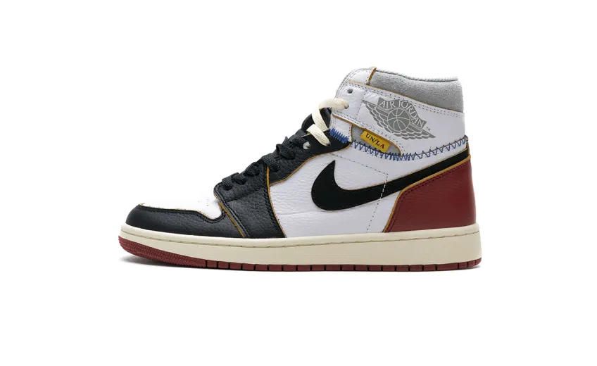  Air Jordan 1 Retro High Union Los Angeles Black Toe BV1300-106